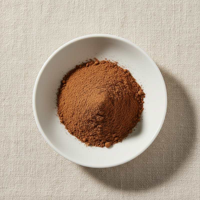 Alfarroba em Pó — amostra de ingrediente alimentício no atacado
