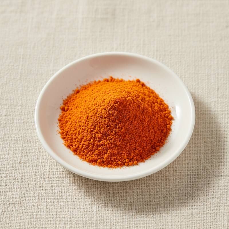 Cenoura em Pó — amostra de ingrediente alimentício no atacado