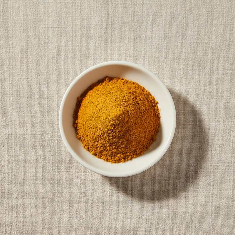 Curcumina — amostra de ingrediente alimentício no atacado