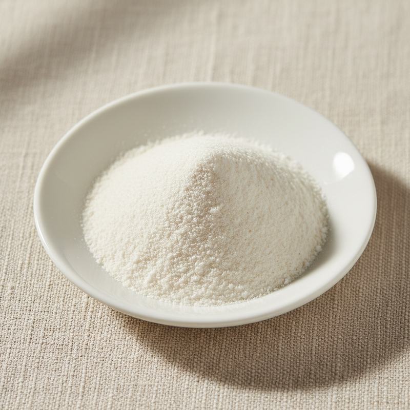 Pó de Casca de Psyllium — amostra de ingrediente alimentício no atacado