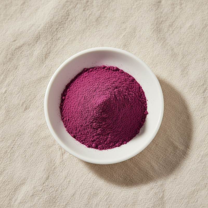 Vermelho de Batata-Doce Roxa — amostra de ingrediente alimentício no atacado